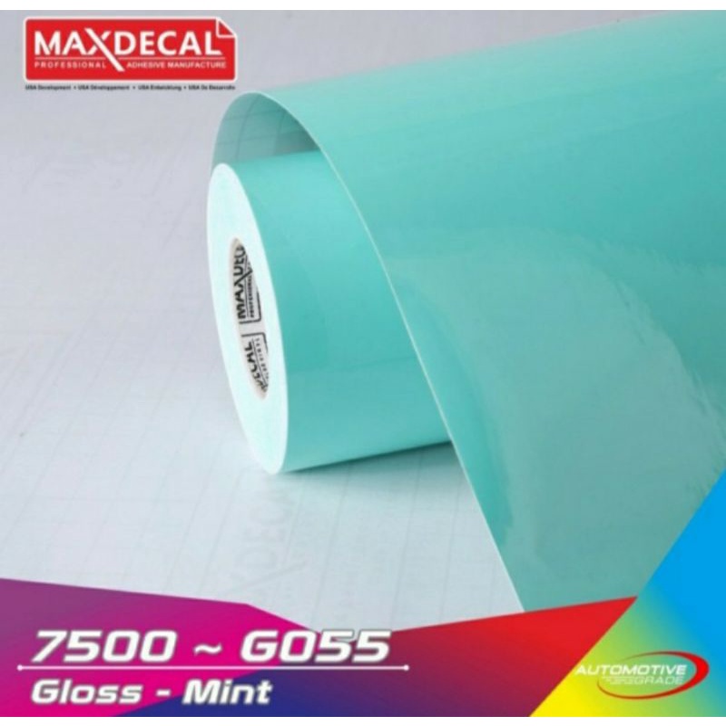 Sticker Stiker Skotlet Maxdecal Max Decal Mint Glossy 7500 G055