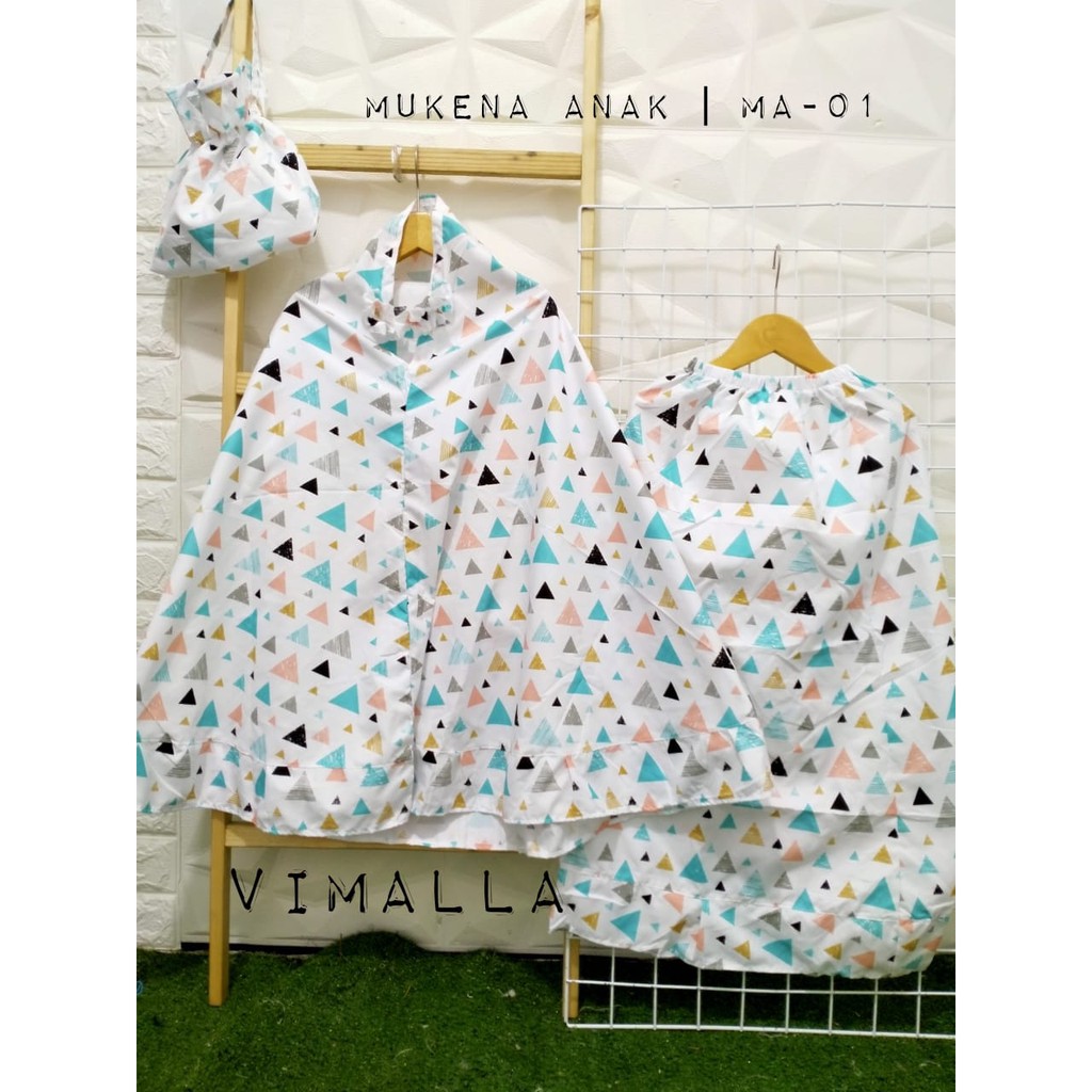 Mukena Anak 2-12 Tahun Putih (MA-01)