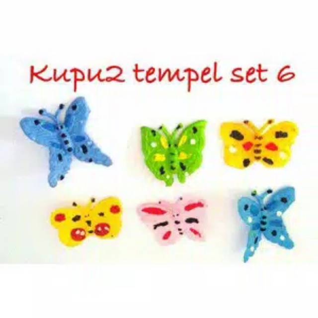 

KUPU-KUPU Hiasan tempel kue