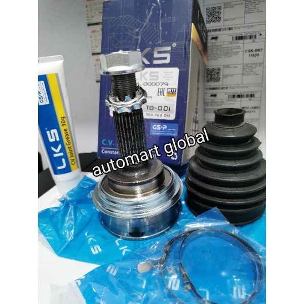 cv joint luar soluna Corolla GL great lks