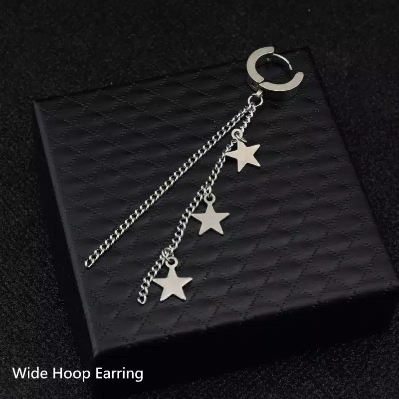 TEE0434 - Anting TUSUK Tindik Pria Wanita Kpop Korea BTS EXO GOT7