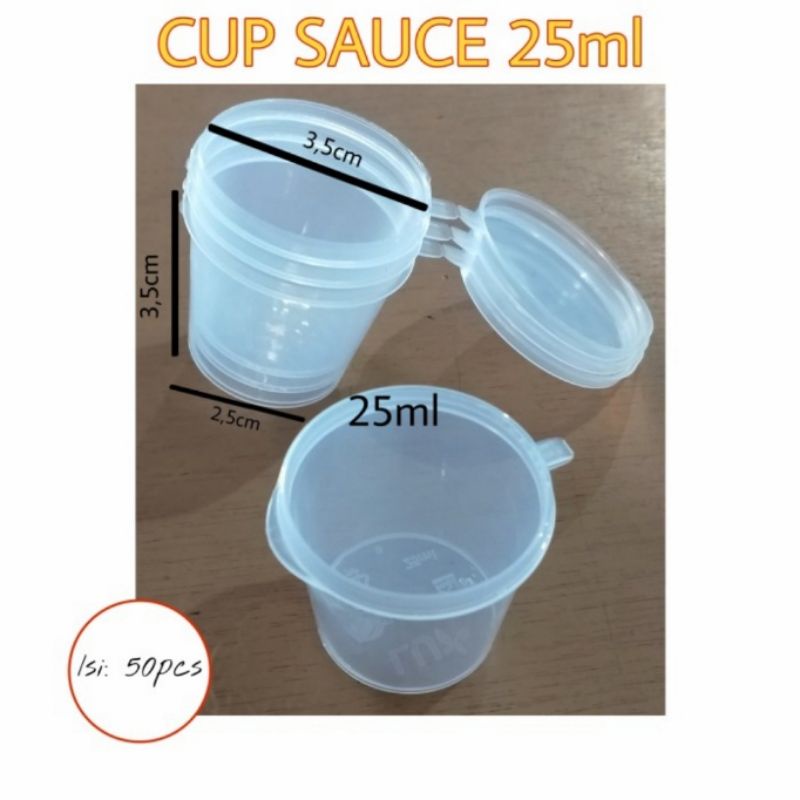 Cup Sauce 25ml / Cup Sambal 25ml