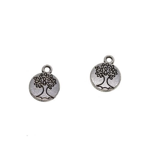 Anique Tree Charms - Charm Bentuk Pohon Antik (10pcs)