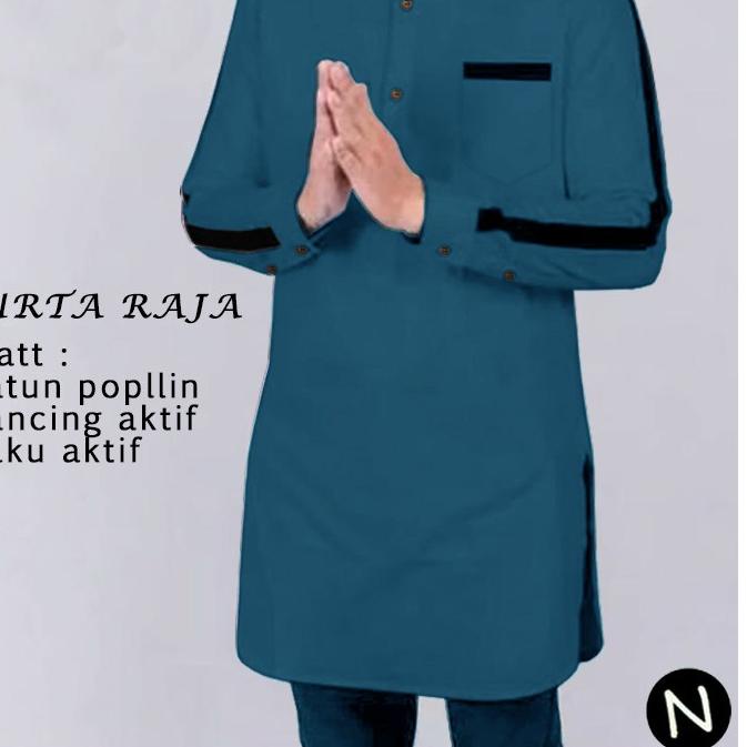 ➧ Baju Koko Muslim Qurta Raja S/M/L/XL/XXL/XXXL ✮