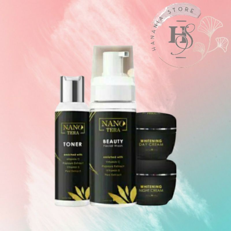 Cream Nanotera Original BPOM Paket Whitening Nanotera | Nanotera Paket Whitening | Whitening Nanoter