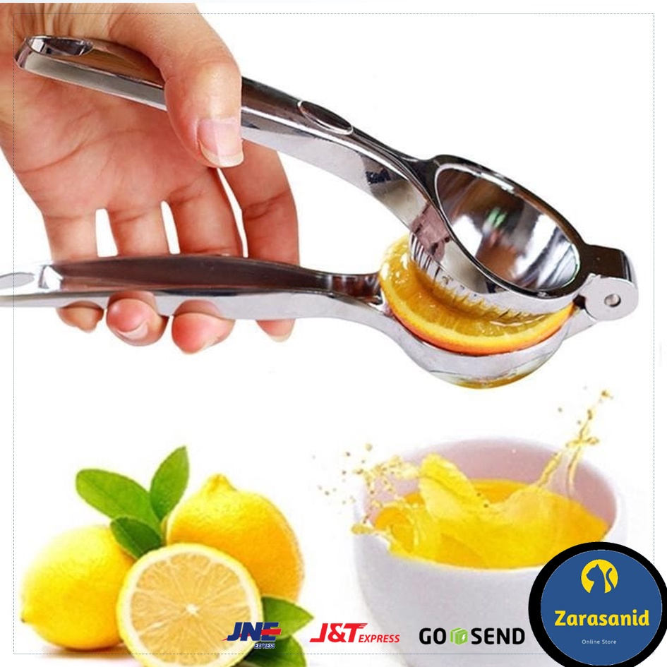 Alat Peras Jeruk Stainless Steel Extractor Squeezer Lemon Juicer Hemat Praktis
