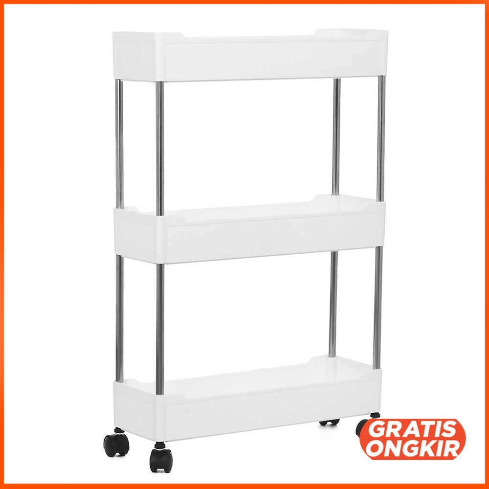 Rak Laci Tingkat Dapur Kitchen Storage Rack 3 Layer - F31793