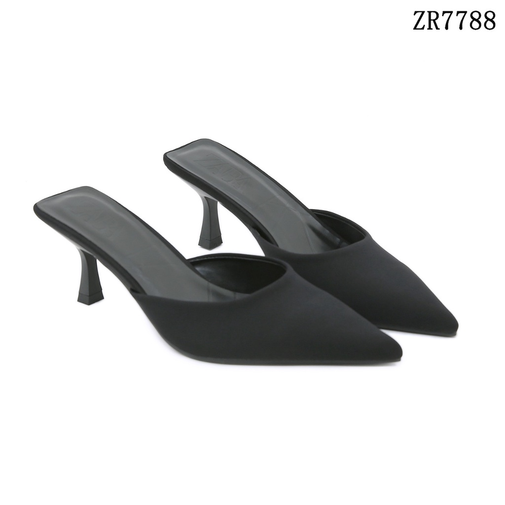 ZR Slingback Satin Heels #ZR7788