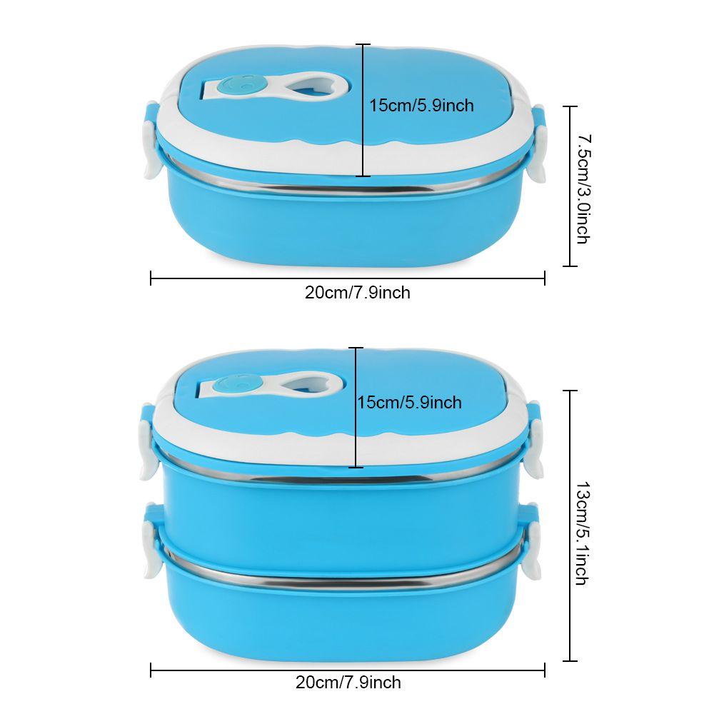 Top 900/1800ML Warmer Box Hot Anak Sekolah Insulated Thermal Lunch Package