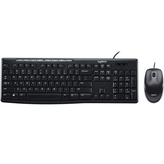 LOGITECH MK-200 Keyboard Mouse USB MK200 - Garansi Resmi