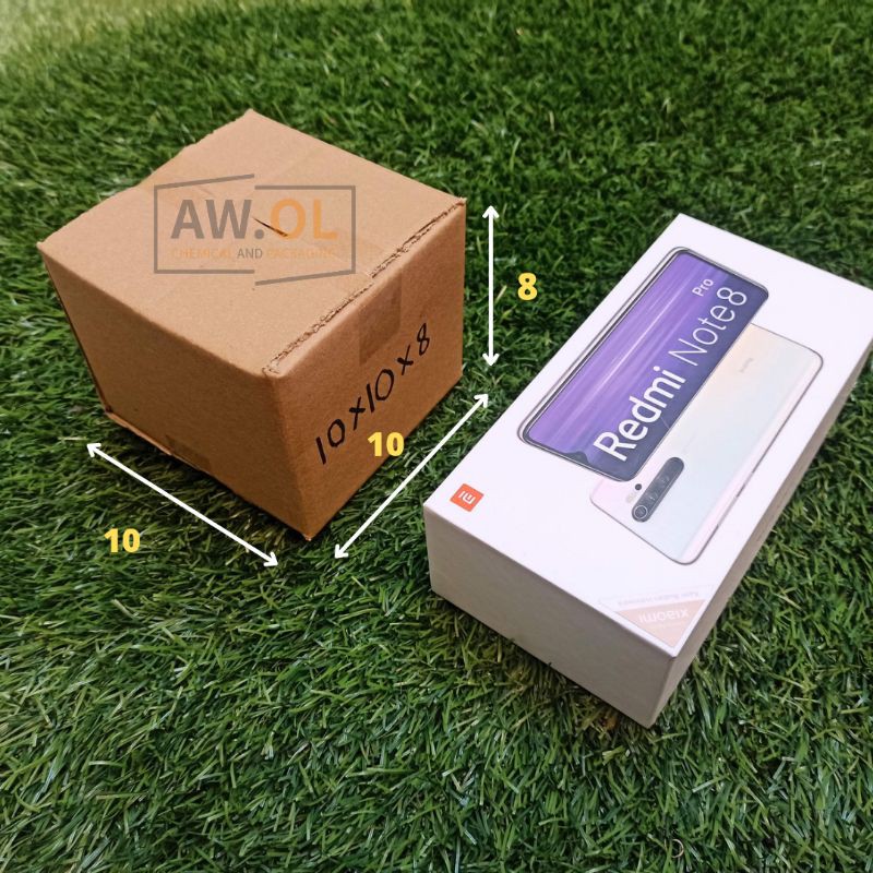 

Kardus box ukuran 10x10x8