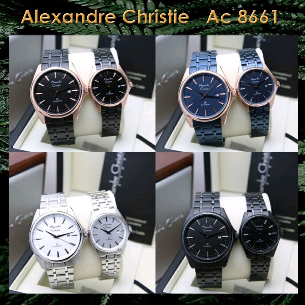 Alexandre Christie Ac 8661 Jam Tangan Rante Original Garansi Resmi 1 Tahun