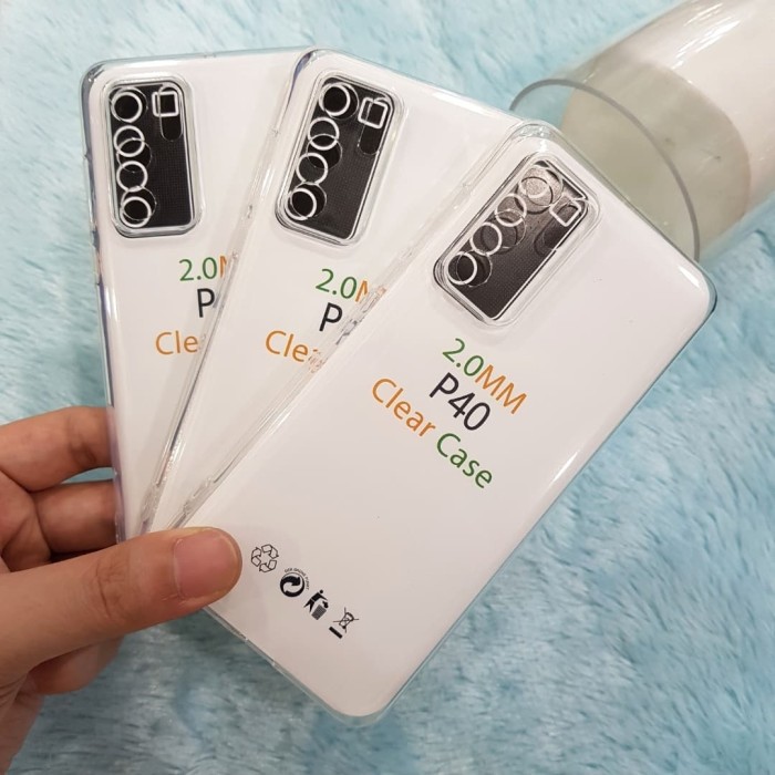 

HUAWEI P40 SILIKON SOFTCASE BENING CLEAR TEBAL TRANSPARAN