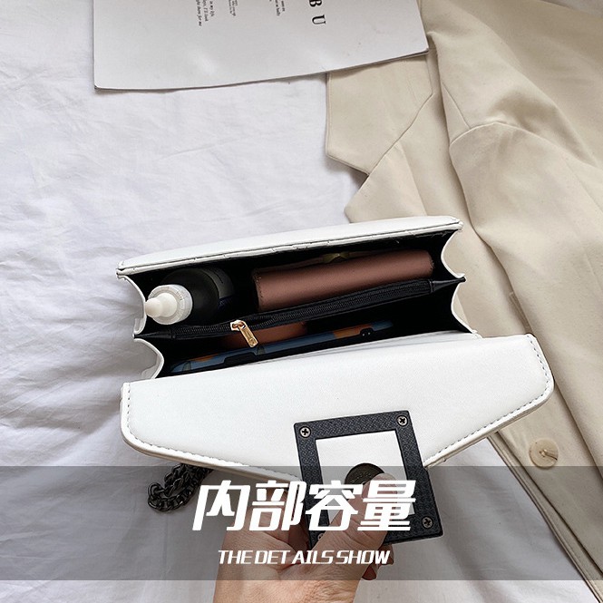 BJ2732 - BLACK/KHAKI/RED/WHITE - TAS SLEMPANG TALI RANTAI TAS WANITA FASHION IMPORT MODIS ELEGAN TERMURAH TERLARIS TERBARU BAGSTORE JAKARTA TAS BATAM BQ2902 CR7438 LT1359 JT732