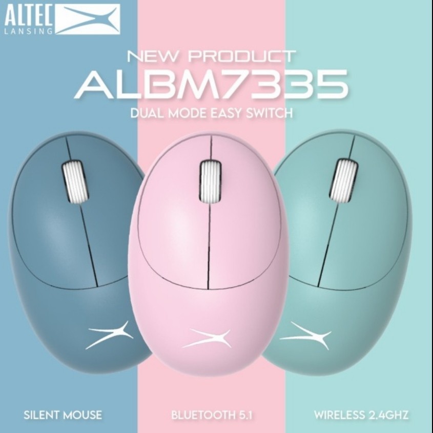 ALTEC LANSING ALBM7355 MOUSE WIRELESS & BLUETOOTH DUAL MODE