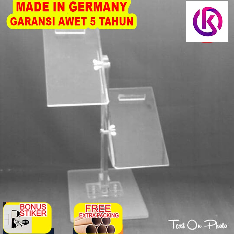 

Promo Acrylic stand sepatu 2susun