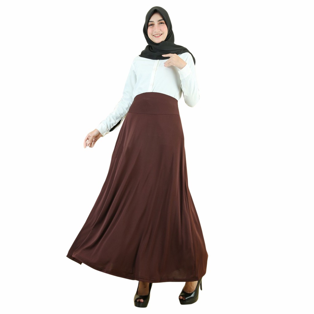 Rok jersey payung rok panjang jumbo model payung rok Rok jersey payung rok panjang jumbo model payung rok