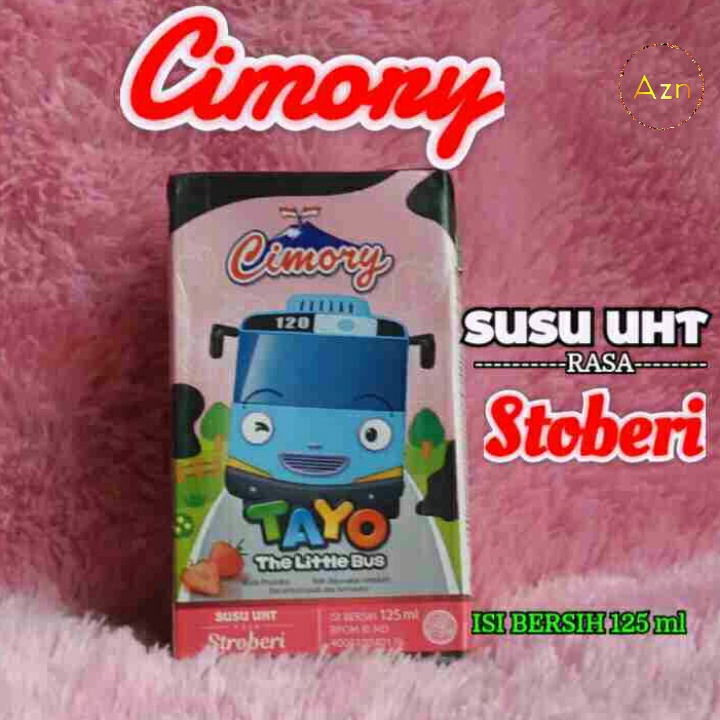 

Cimory susu UHT rasa stoberi kemasan kotak 125 ml