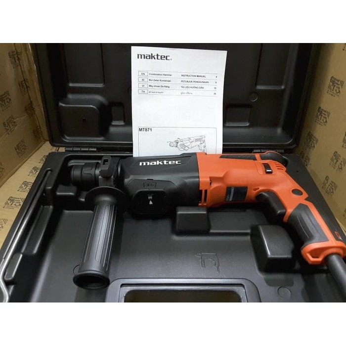 Mesin Bor Beton Rotary Demolition Hammer SDS Maktec MT871 MT 871