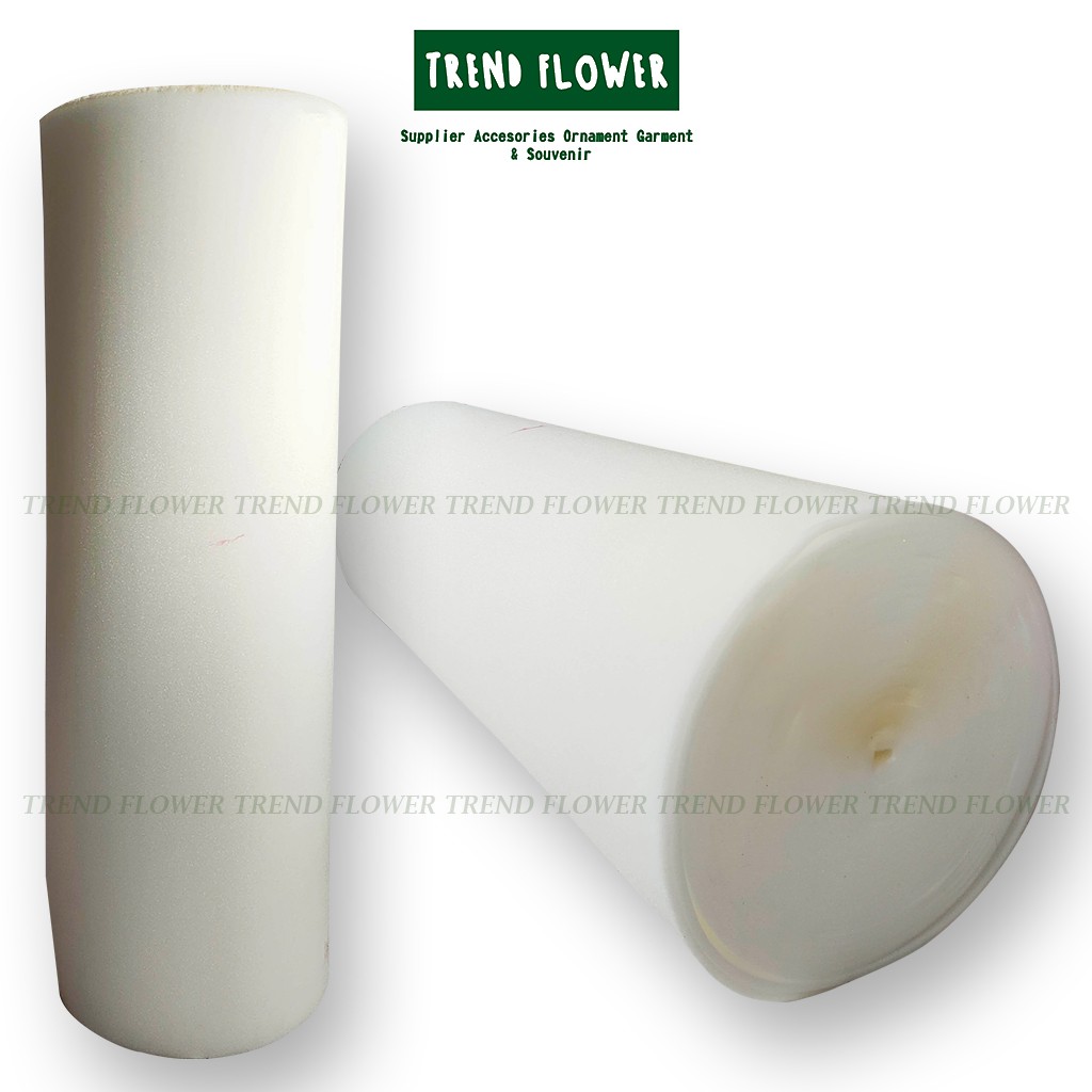 Spons busa tebal 5mm spon jilbab sajadah busa skyfoam Bubble Wrap Packing kardus warna putih-tebal -