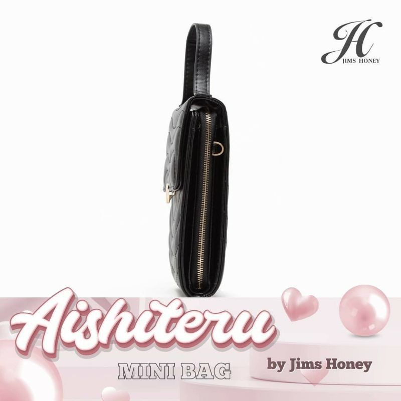 JIMS HONEY AISHITERU TAS MINI BAG SLEMPANG TENTENG HANDBAG KULIT SINTESIS MUAT BANYAK