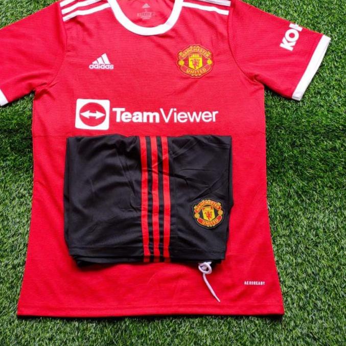 ✾ Setelan Jersey Manchester_United MU 3RD Home Away 2020 2021 Grade Ori Import Baju Bola ℗