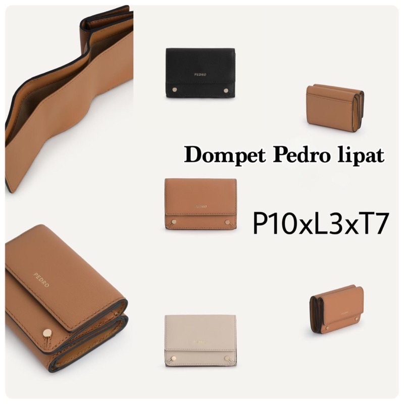 DOMPET TRIFOLD PEDRO LIPAT TIGA