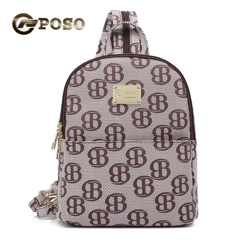 Original POSO PS-301-C - New Fashion Elegant Handbags Shoulder Sling Small Backpack Bag Leisure