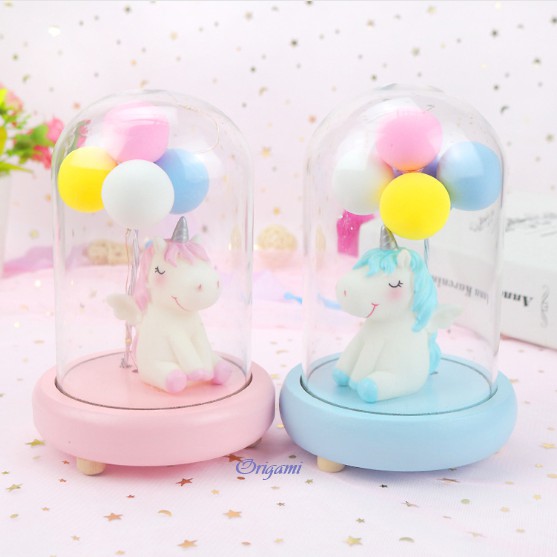 [ORGM] Lampu Pajangan Unicorn Balon dengan lampu LED