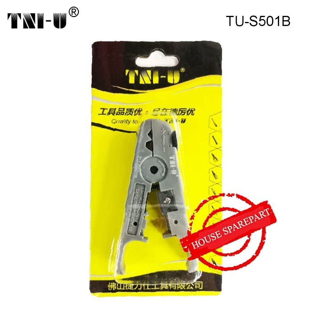 TNI-U TU-S501B Multifunctional Wire Stripper Cutter Network Cable