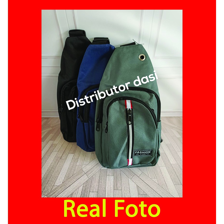 tas selempang fashion abu hitam navy ready stok real foto