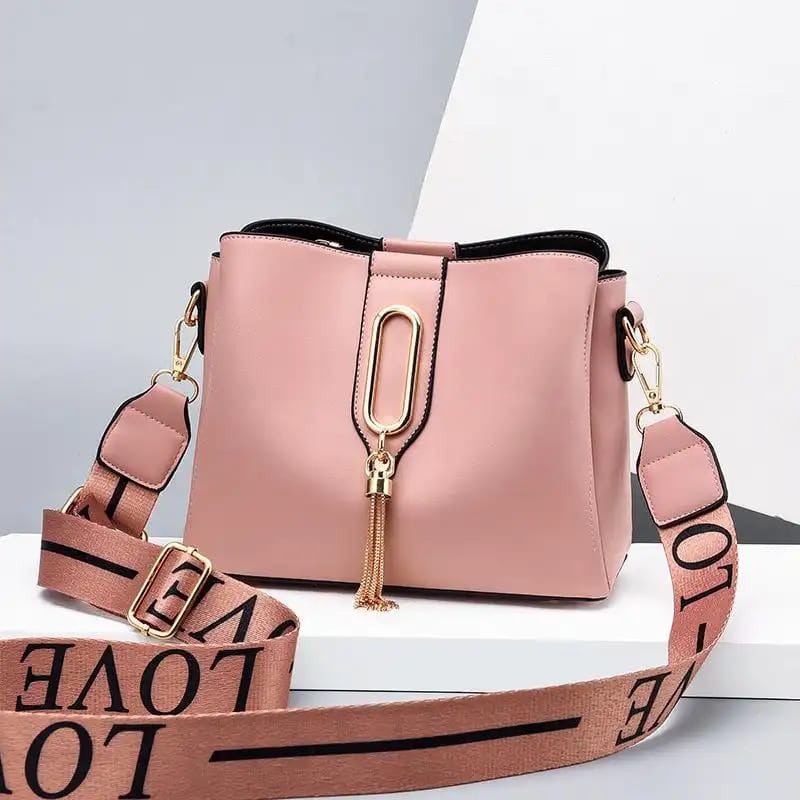 GI 41688 28090 RISCE TAS SELEMPANG IMPORT WANITA CEWEK PEREMPUAN BATAM TALI MOTIF LOVE JT LT 1230 CR 7433 EL 5078