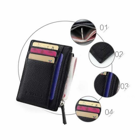 Dompet Kartu Card Holder Slim Wanita Dompet Kartu Tipis Pria dan Wanita Wallet 8slot DW208