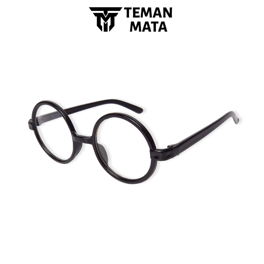 Kacamata anak Nobita Bulat Boboho Plastik Pria/Wanita-1