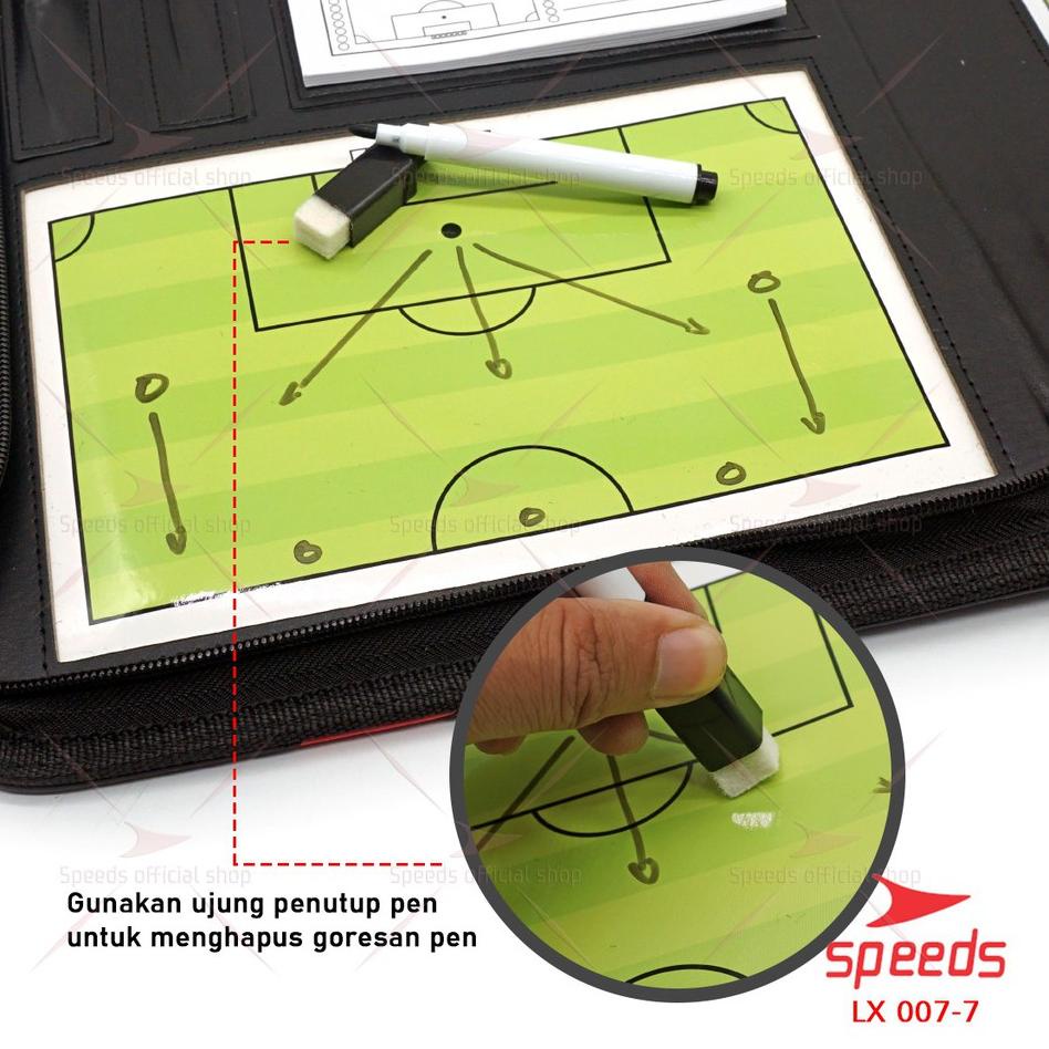 Pasti Murah SPEEDS Papan Strategi Taktik Pelatih Basket BasketBall Volleyball Coach Board Magnetic 007-7