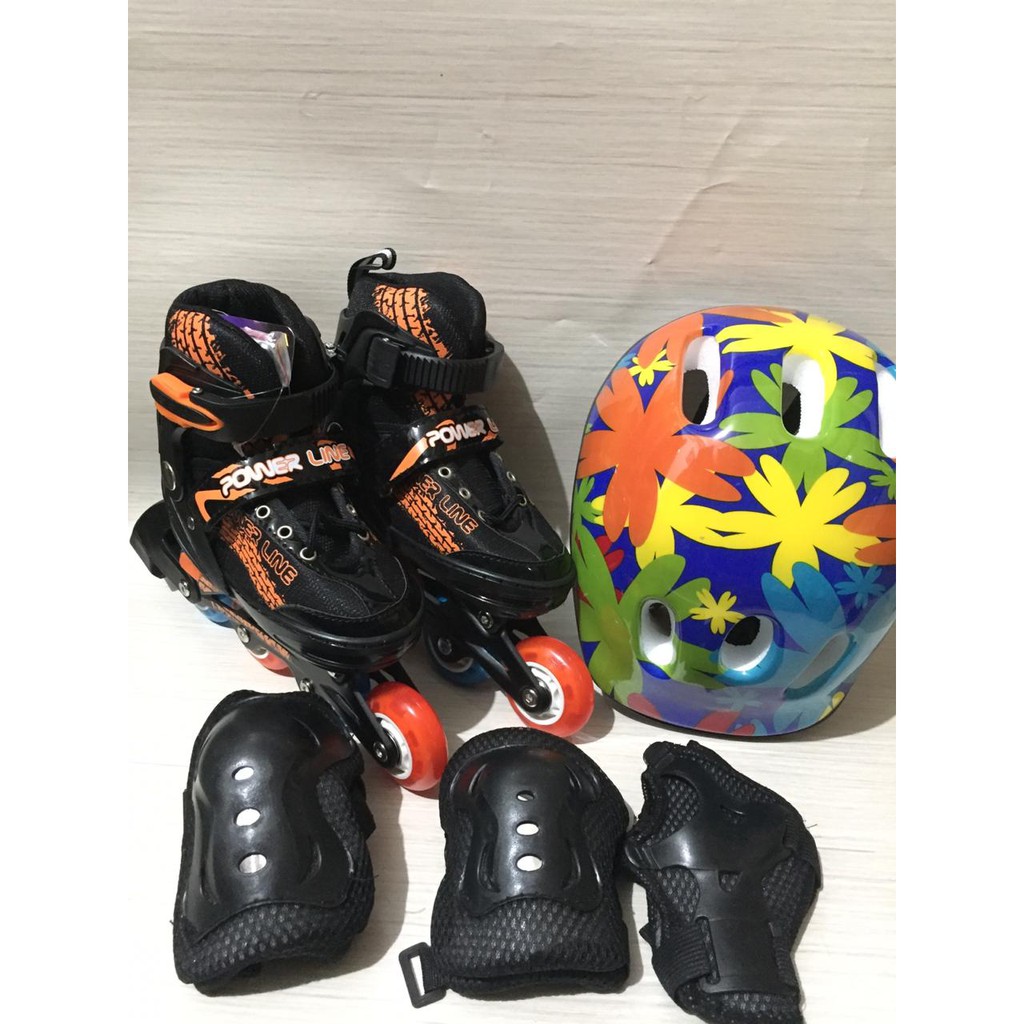 sepatu roda anak full set