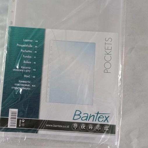 ♠ Plastik PP Pocket A4 Bantex - F4 / Folio ▼