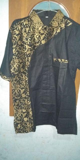 Bswart Batik Hrb026 Kenongo Hem Pendek Padi Pekalongan M L Xl Batik Pria Murah Modern Grosir