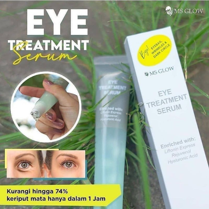 Ms Glow Eye Treatment Serum - Serum untuk Mata Panda - Serum untuk Kantung Mata
