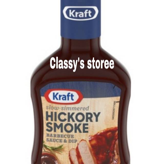 

Kraft BBQ Sauce hickory smoked 496gr