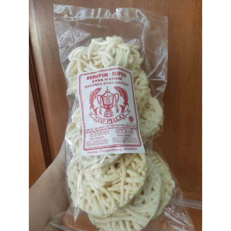 

kerupuk Bangka keriting super