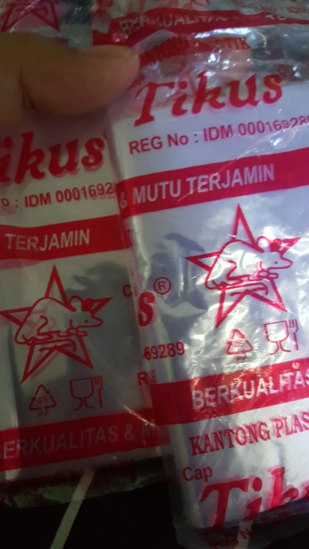 Plastik Pp Cap Tikus Ukuran 1/4 Kg