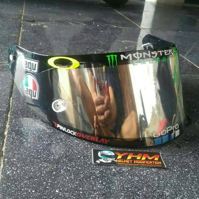 Flat visor Agv K1 / Agv K3sv fullset