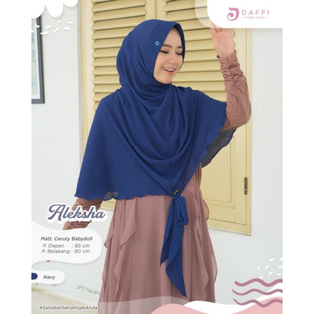 HIJAB ALEKSHA PLISKET ORI DAFFI