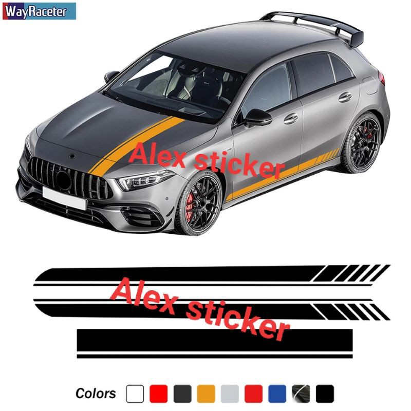 STIKER LIST STICKER MOBIL TOYOTA YARIS AYLA KIA CUTING STIKER LIST BODI