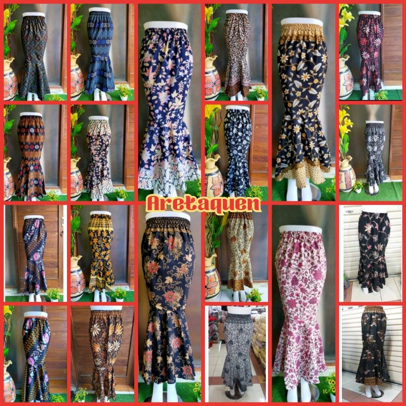 Terlaris Rok Duyung batik Rok duyung murah rok duyung batik Jakarta rok duyung premium  COD