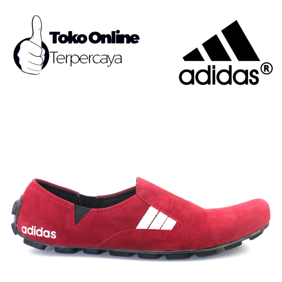 BIG SALE !! Sepatu Casual Pria Adidas Suarez Slip on Suede Santai