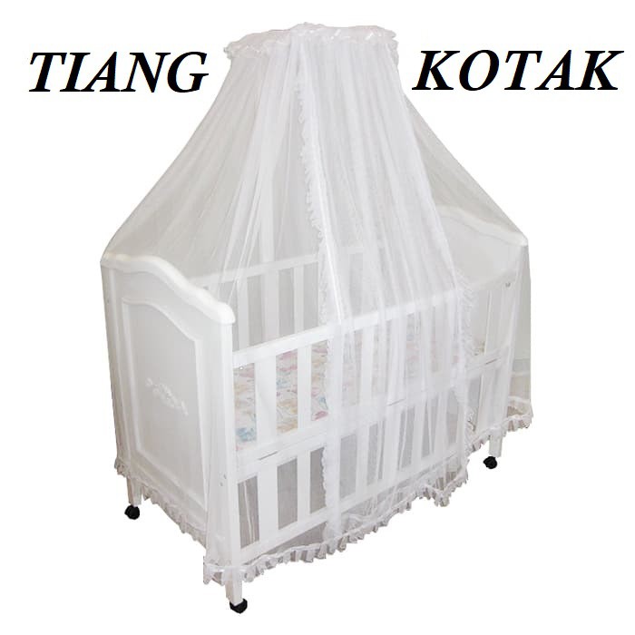 kelambu bayi 100% polyester tiang bulat &amp; kotak/kelambu sajah