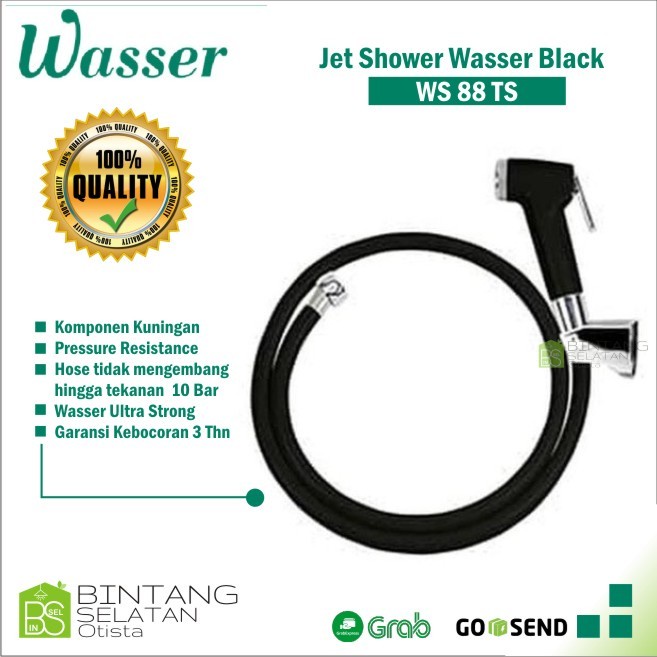 Toilet Shower / Jet Shower WASSER WS 88 TS WS88TS - Black