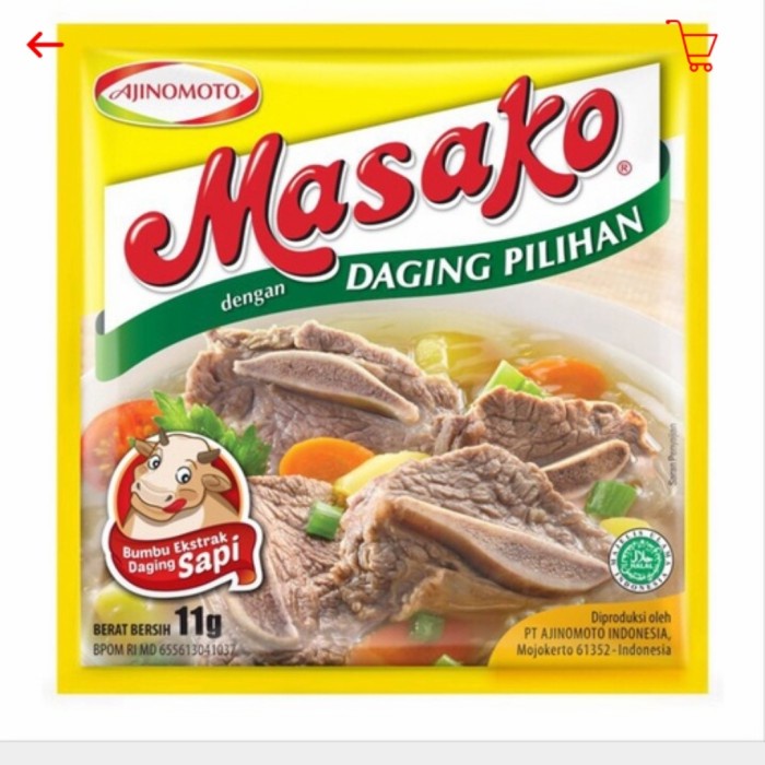 

bumbu masako sapi saset 9gr (12pc)